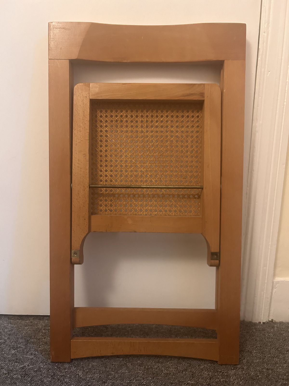 Vintage Aldo Jacober Cane Chair (1960’s) photo for sale