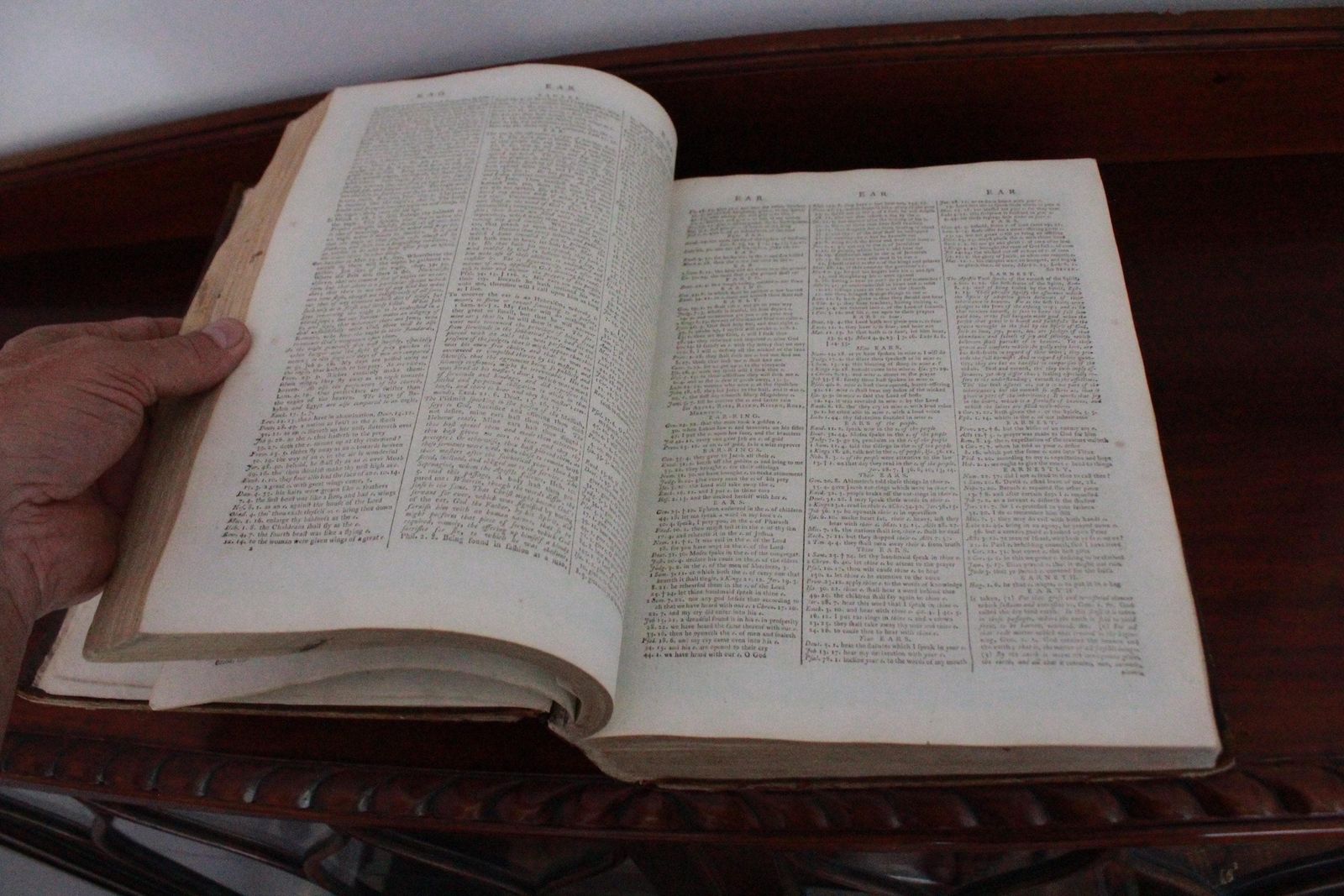 Antique Concordance. Cruden's Concordance Fourth Edition 1785. photo buy