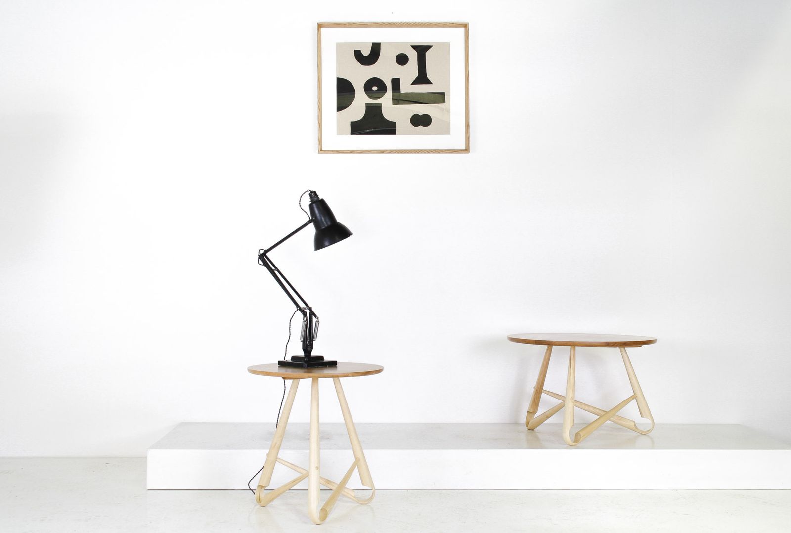 Handcrafted Bentwood Side Table ‘Sŵs’ Collection – By Welsh Artist Dylan Glyn photo buy