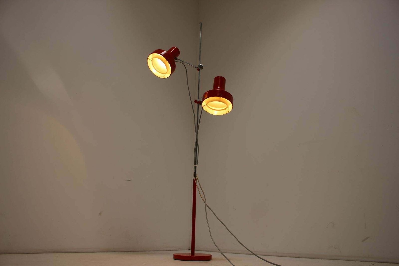 Mid Century Floor Lamp By Josef Hurka For Napako, 1960's, Czechoslovakia photo vintage