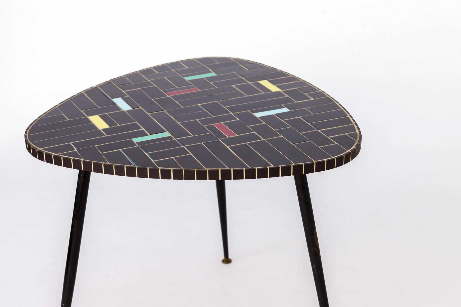 2 Rockabilly Vintage Side Tables 1960s photo for sale