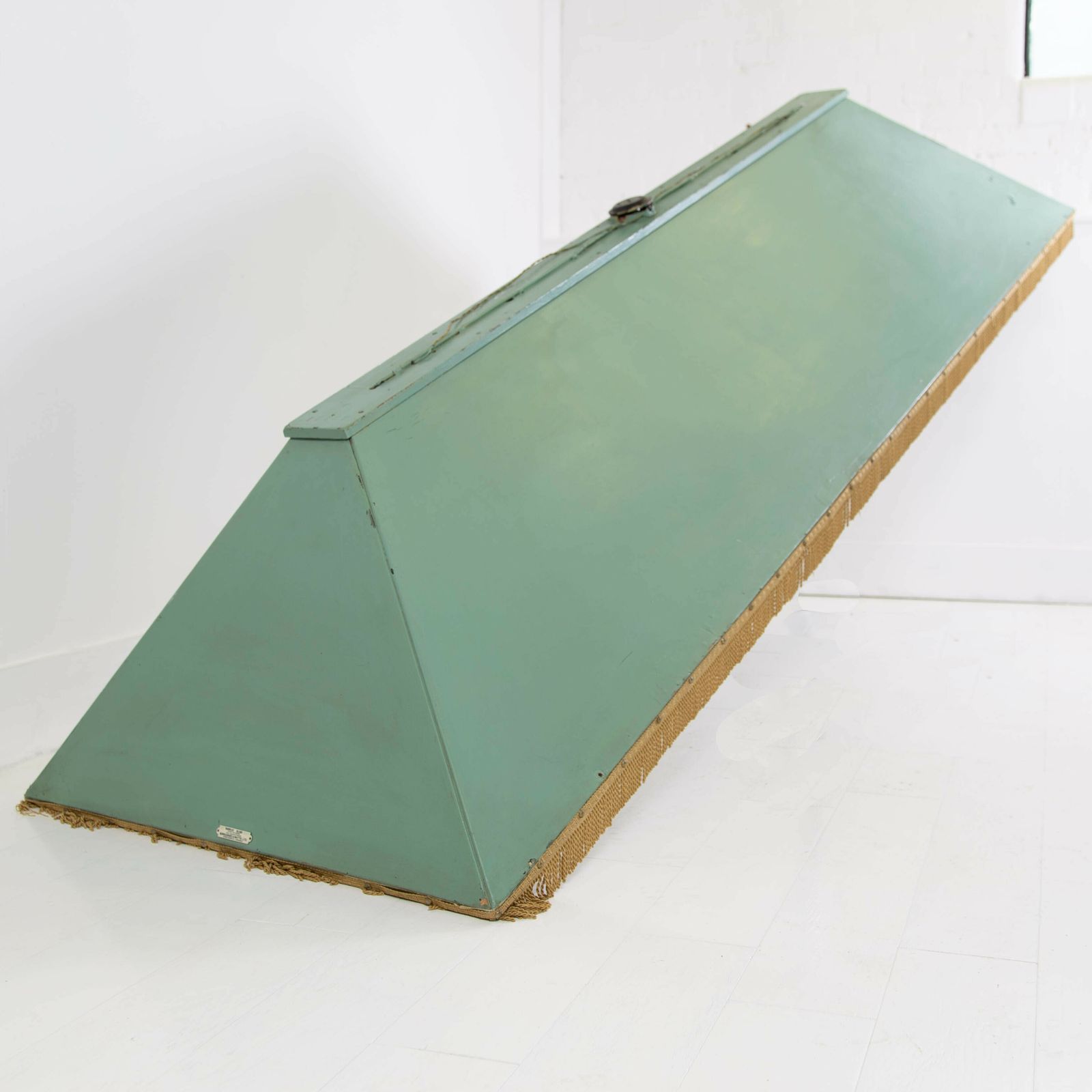 Large 1930s Snooker Table Canopy Light By Burroughes & Watts Ltd Of London