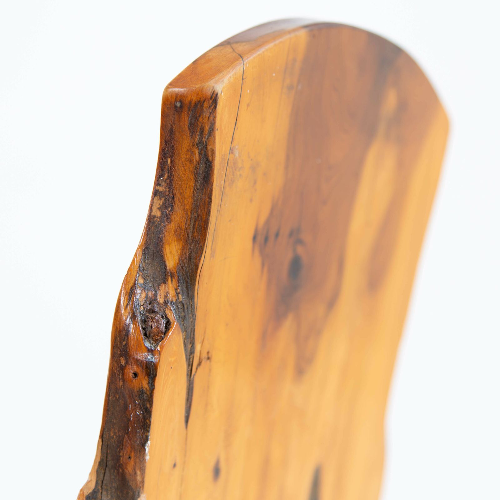 photo for sale Pair Mid Century Yew 3 Legged Chairs Reynolds Of Ludlow
