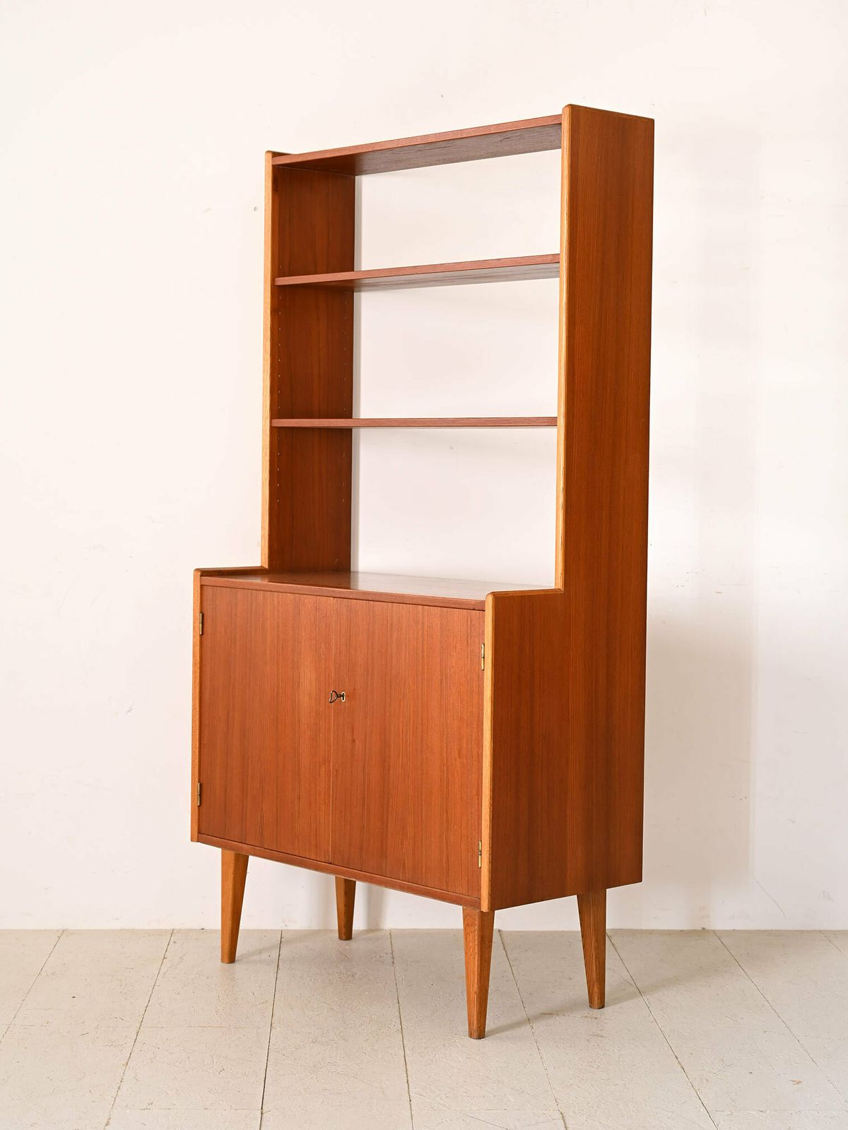 Scandinavian Teak Bookcase From The 1960s. photo for sale