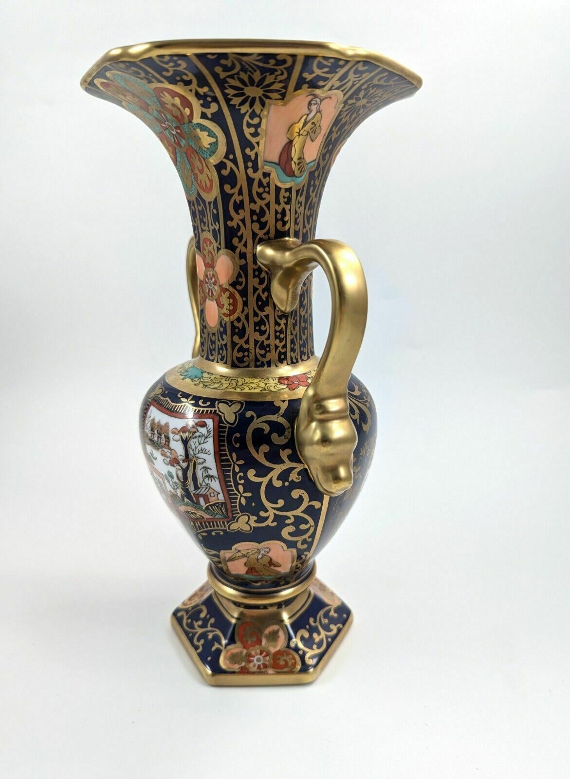 An Ironstone Vase In The Mason Style, C. 19th Century. photo 230.0