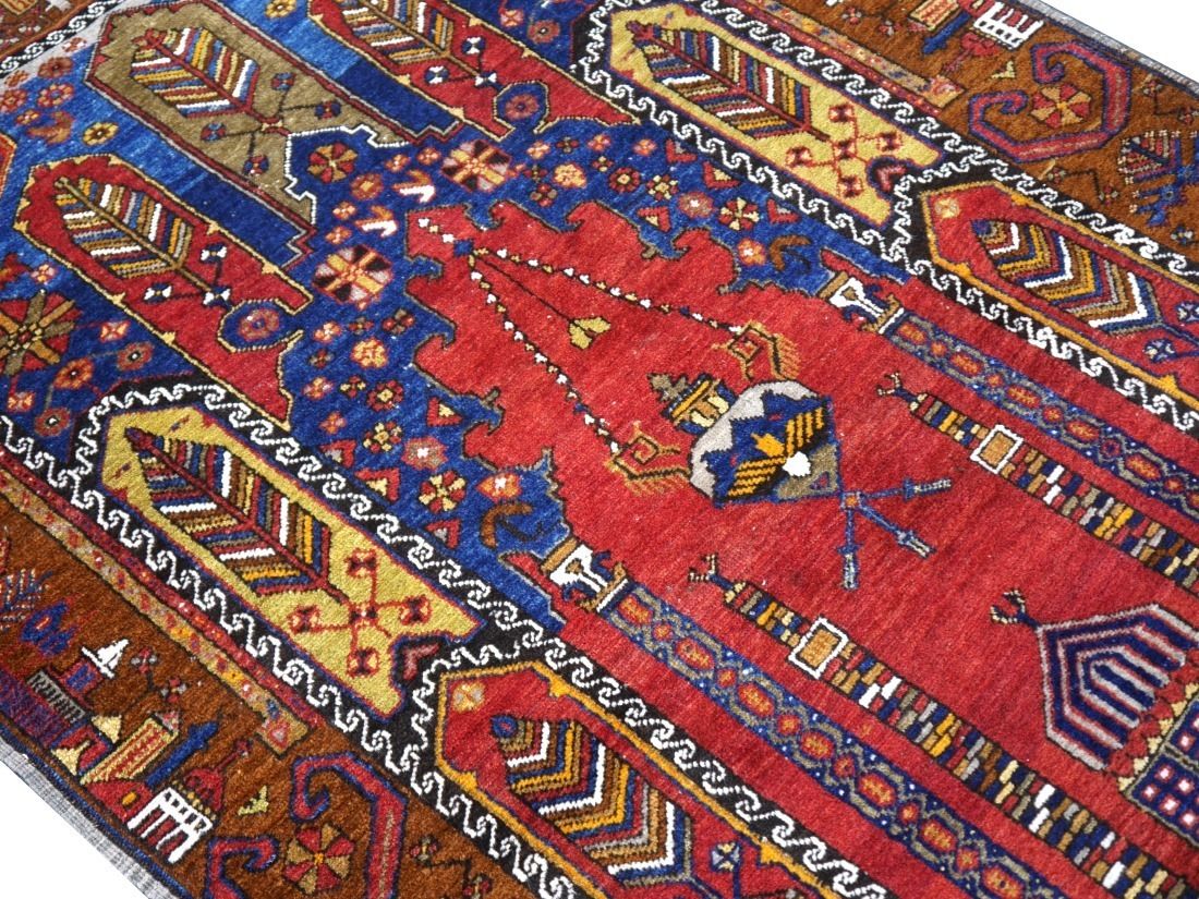 Textiles Anatolian Antique Yahyali Village Prayer Rug 1900   1920 Collectors Item photo