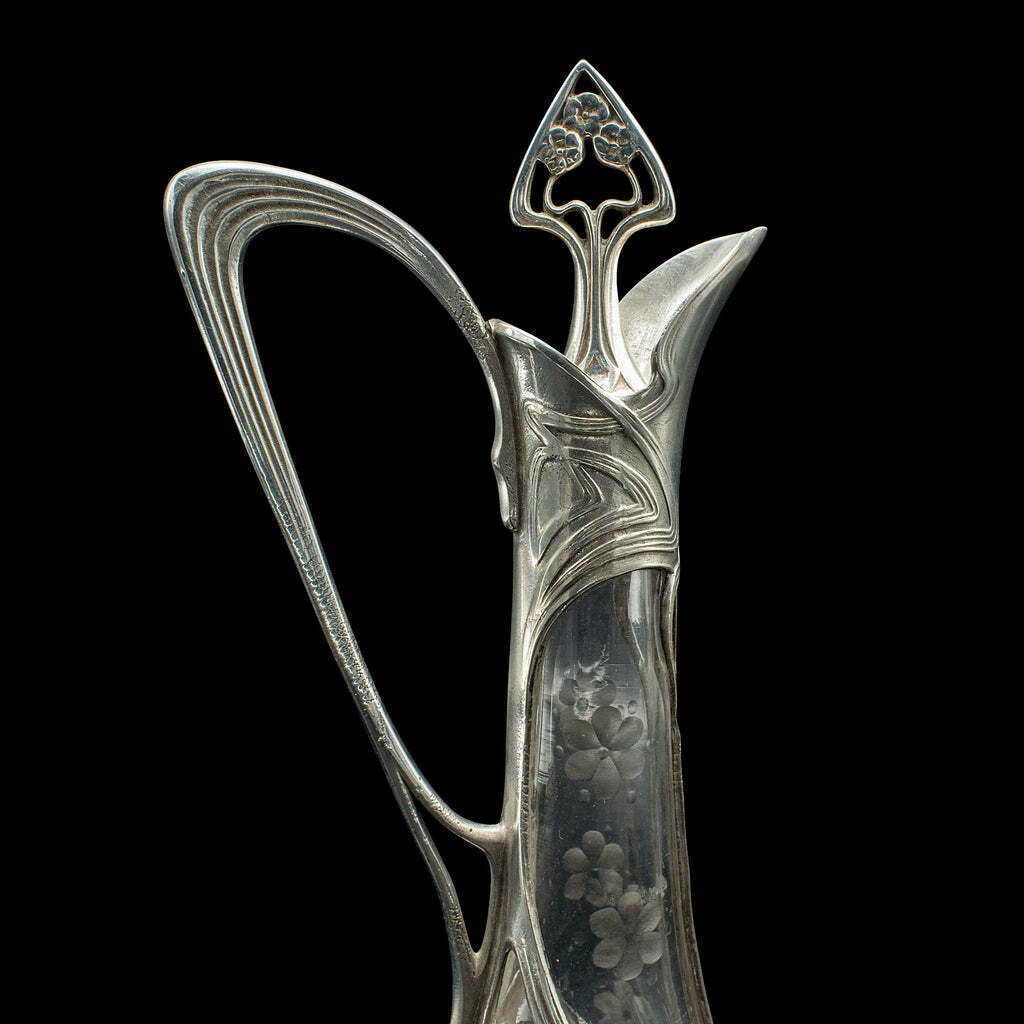 Antique Art Nouveau Decanter, German, Decorative, Spirit Ewer, Victorian, C.1900 photo buy