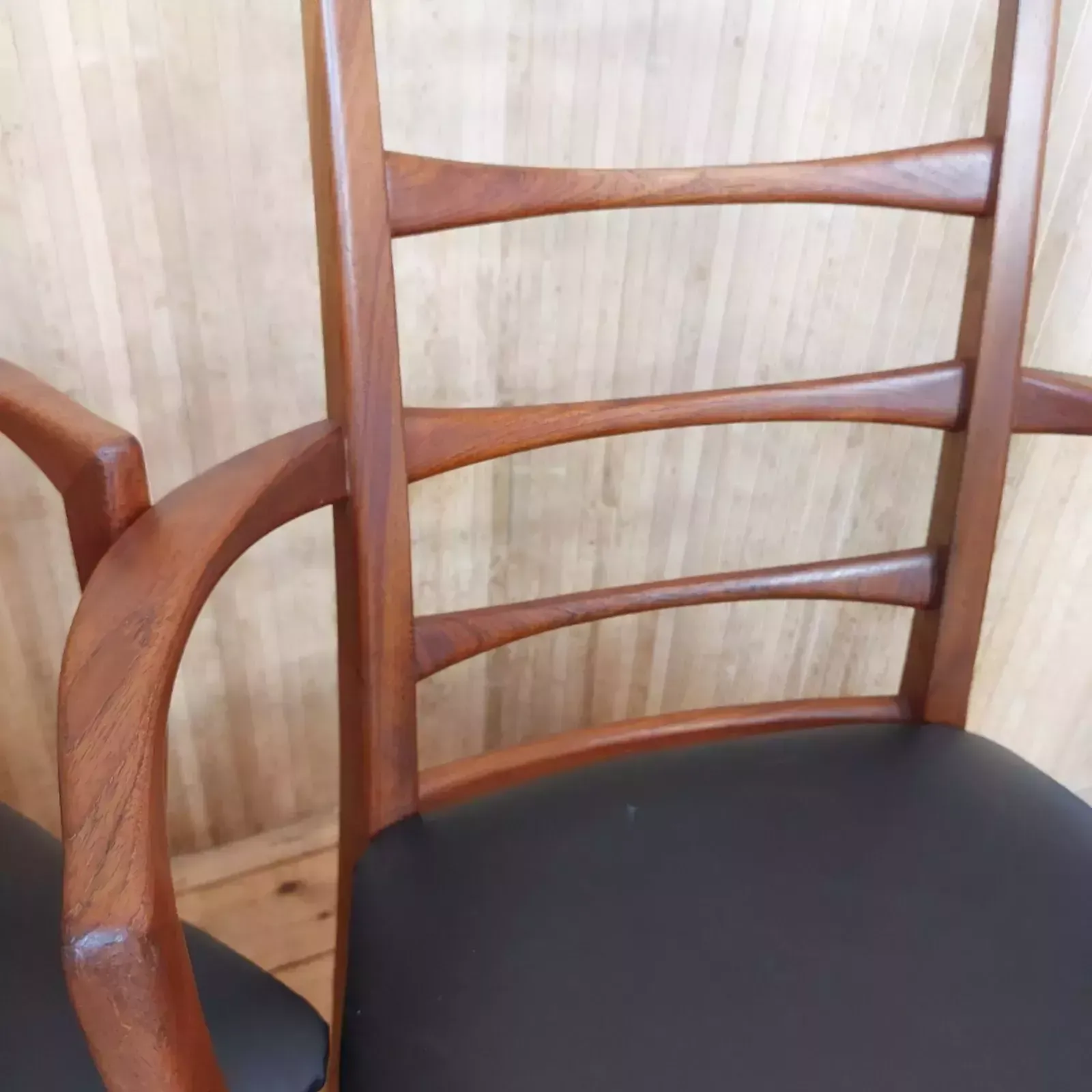 Fab Mid Century Danish 1960s Niels Koefoed Hornslet Lis Teak Chairs  2 Available photo Furniture