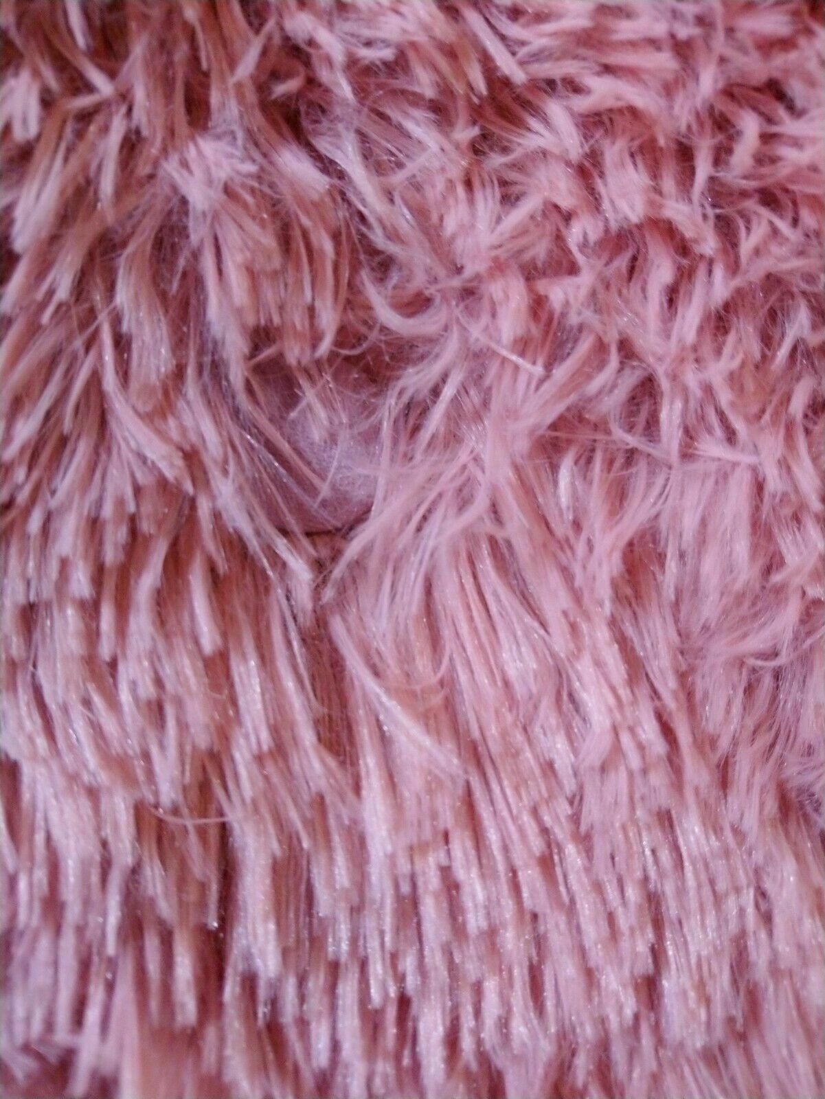 Fab Vintage Retro Mid Century Petite Pink Furry Cocktail Bedroom Tub Chair photo vinterior