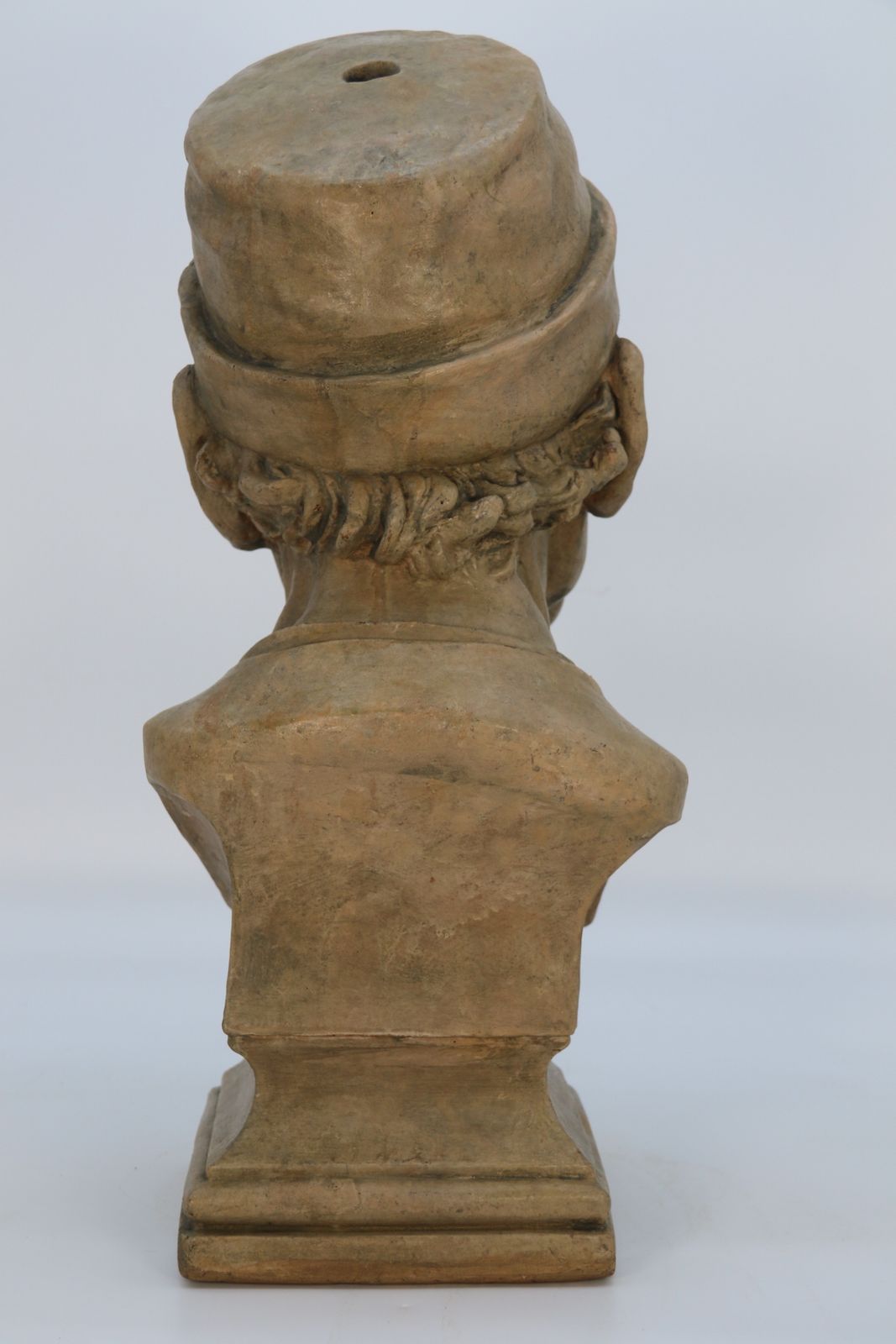 A Large 19th Century Simulated Stone Plaster Bust Of A Medieval Man photo buy