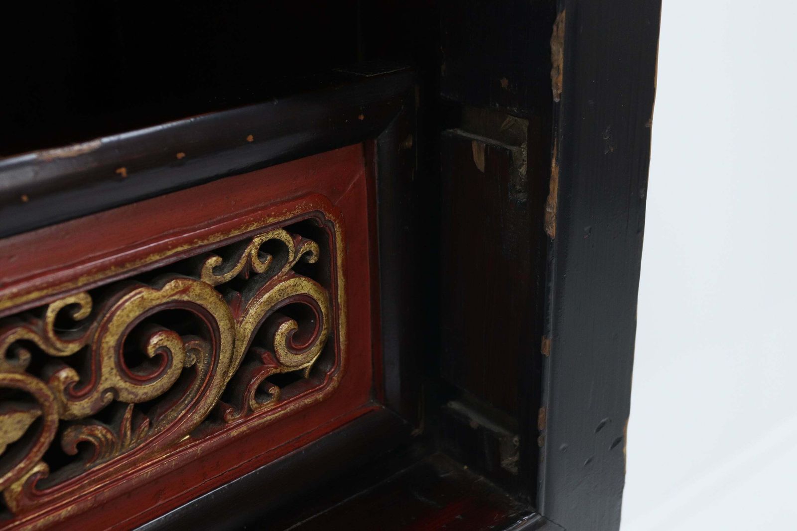 Furniture 19th Century Chinese Prayer Cabinet photo