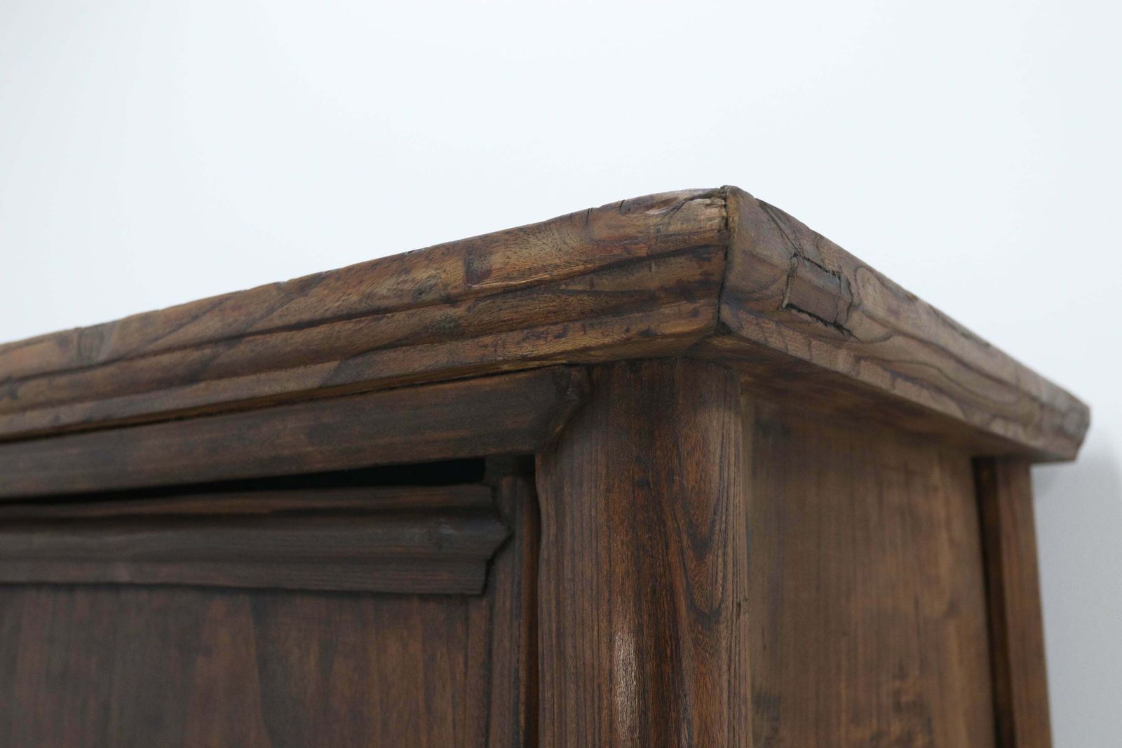 19th Century Chinese Red Elm Taper Cabinet From Shandong photo 2405.0