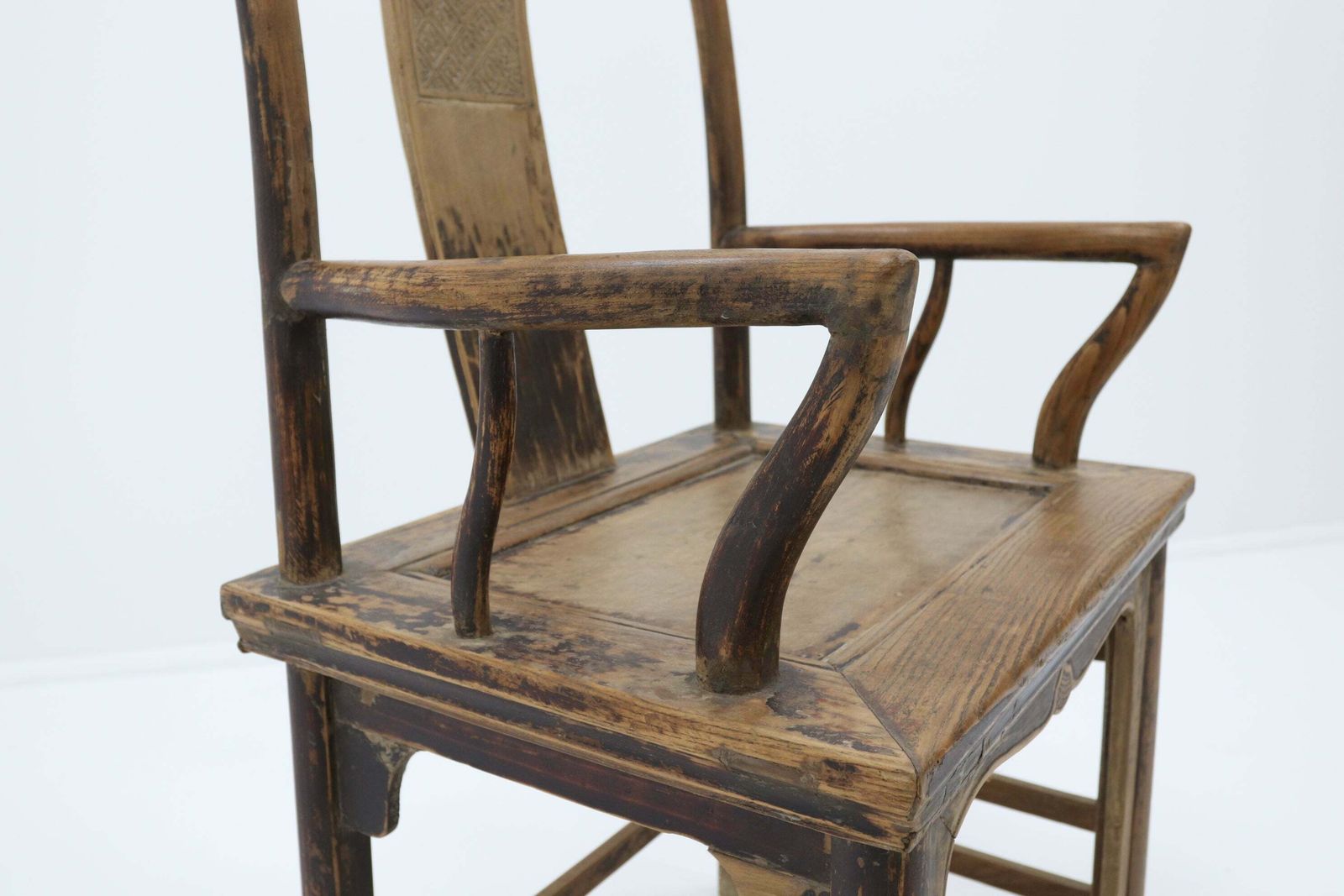 Mid 19th Century Single Shanxi Elm Armchair photo 1294.0