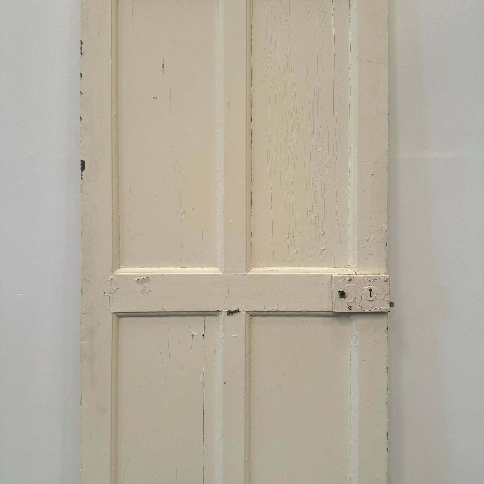 Georgian Solid Pine Panelled Door   205cm X 85.5cm photo furniture