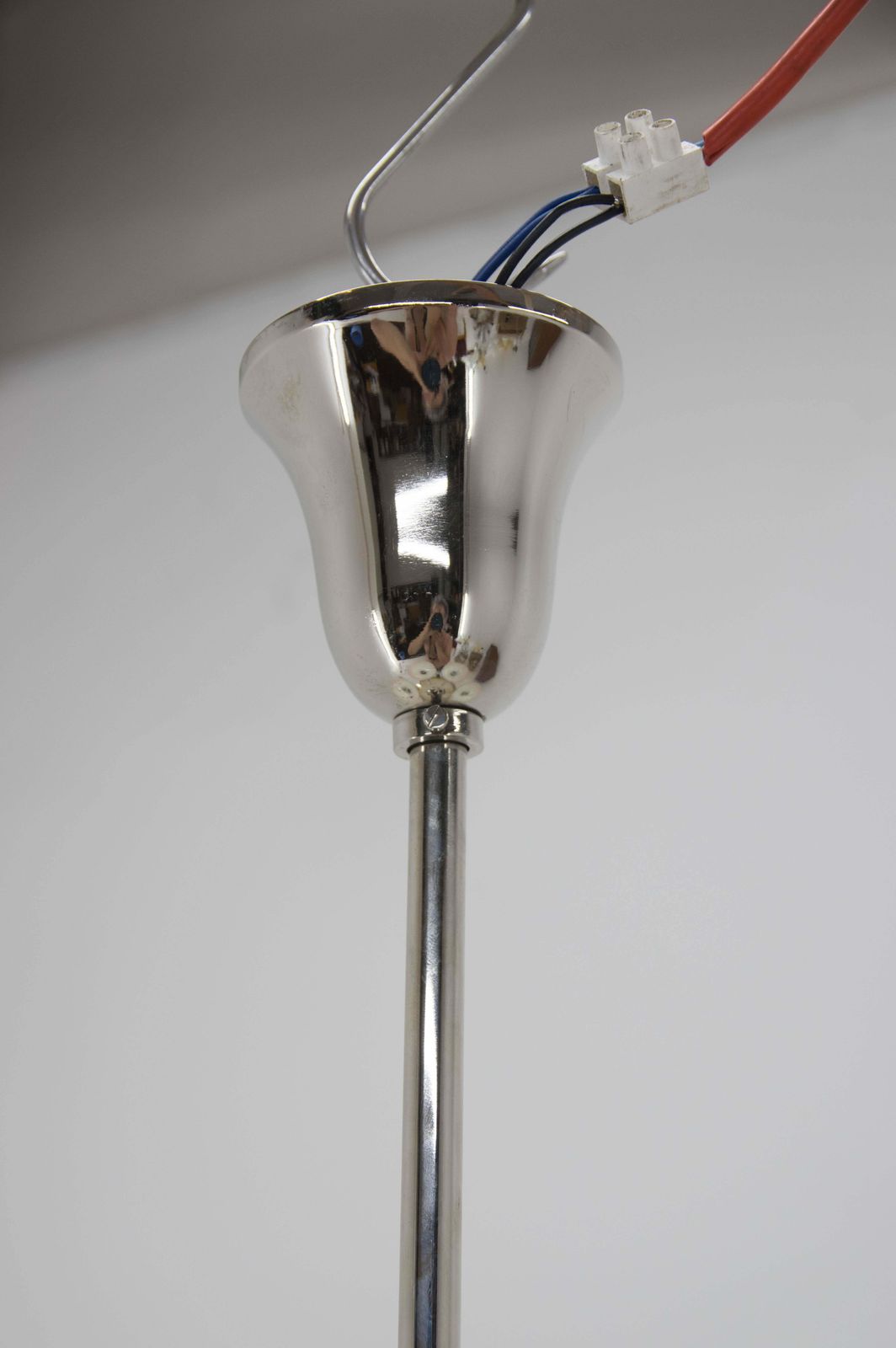 Large Art Deco Chandelier In Excellent Condition, 1930s photo vinterior
