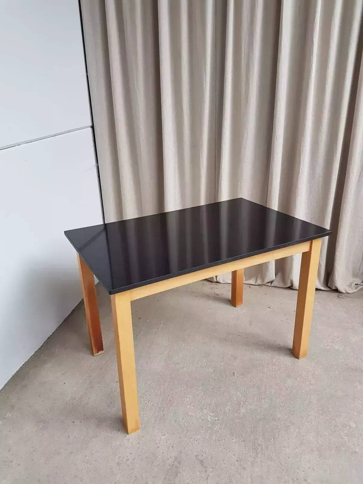 Furniture Vintage Mid Century Style Granite Top Dining Table Scandi Danish R532 photo