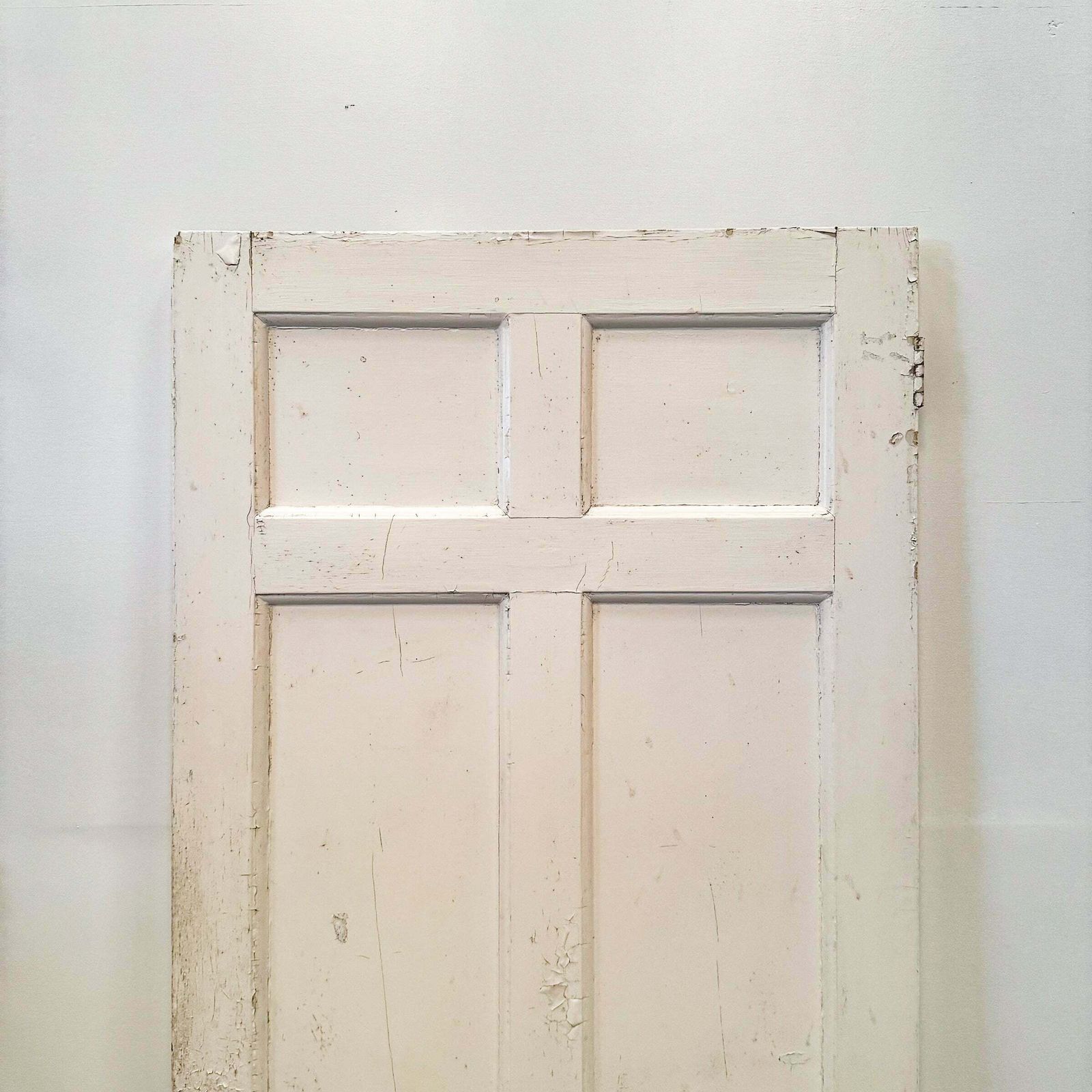 Georgian Solid Pine Panelled Door   191cm X 83cm photo 180.0