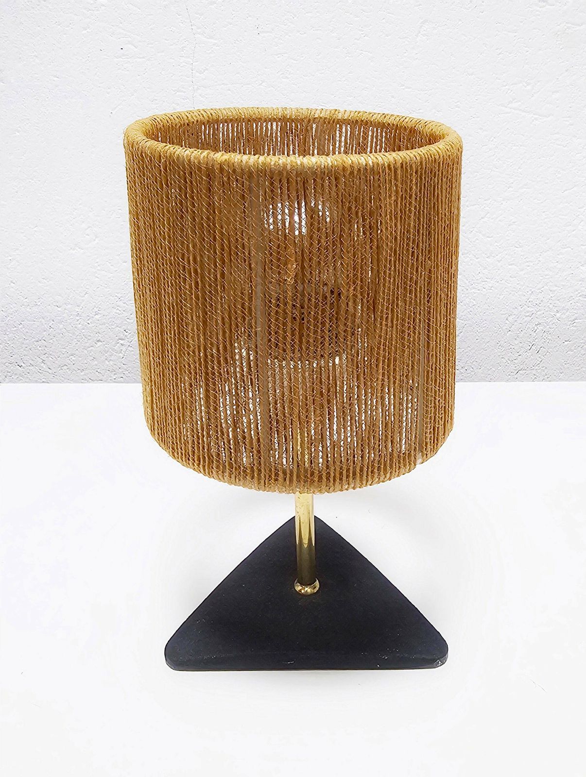 Pair Of Mid Century Modern Table Lamps In Style Of Carl Aubock // Made In Austria In 1940s photo Lighting