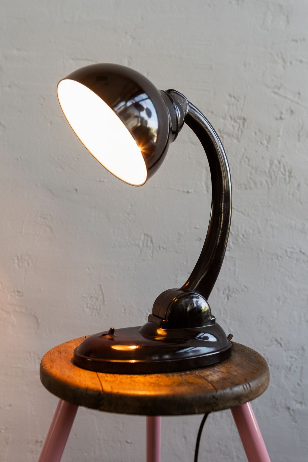 Art Deco Bakelite Desk Lamp Futurit 202 By Gummon Bratislava, Slovakia, 1930s