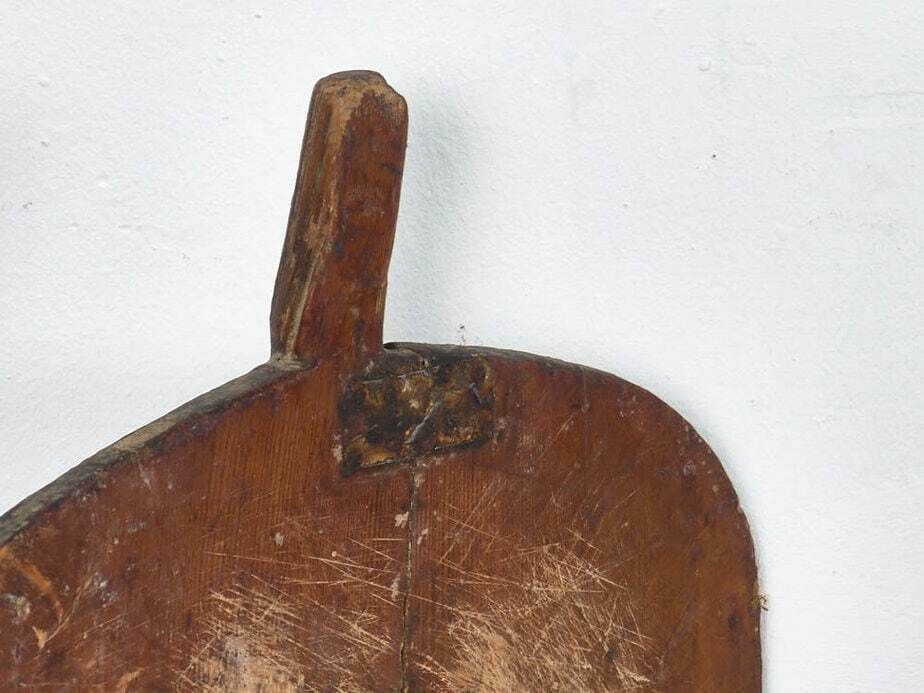 Antique Oval Cutting Boards (C.1920). Set Of Three Pieces #20 photo vinterior