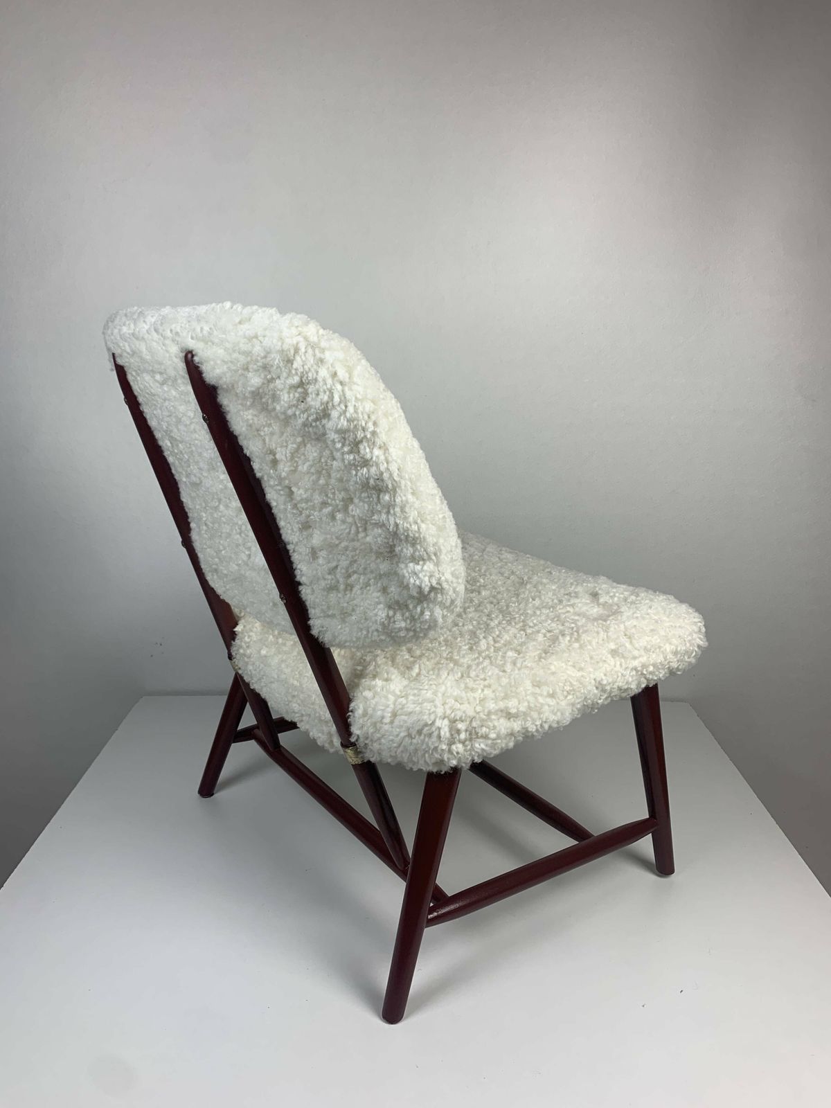 Scandinavian Swedish Midcentury Lounge Chair By Alf Svenson, Model Teve, 1950s photo vinterior
