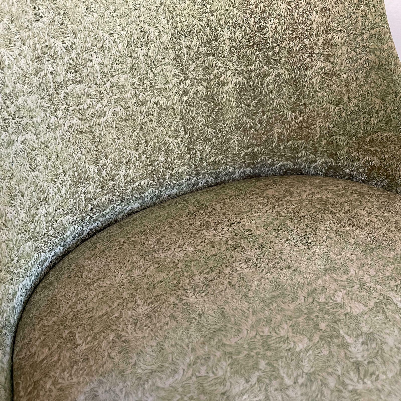 Antique Vintage Retro Wicker Back Chair Seat Wooden Wood Pattern Green Armchair Seat Wood Boho Dark Brown Dinning Room Accent Mid Century photo 185.0