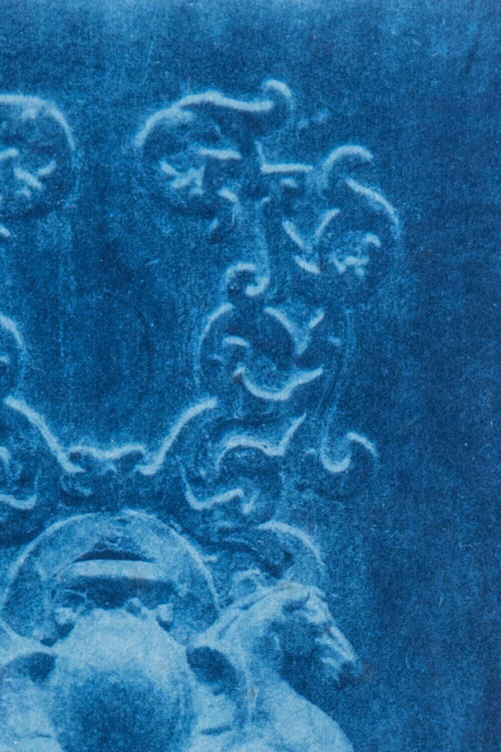 Door Knockers, Pair Of Cyanotype Prints, C. 1875 photo Art