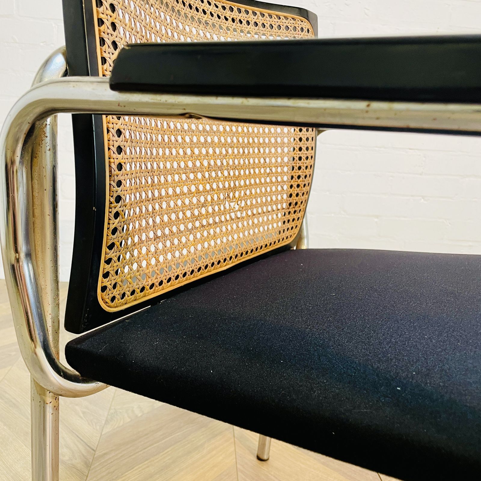 Mid Century Modern Chrome Chair After Marcel Breuer photo Furniture