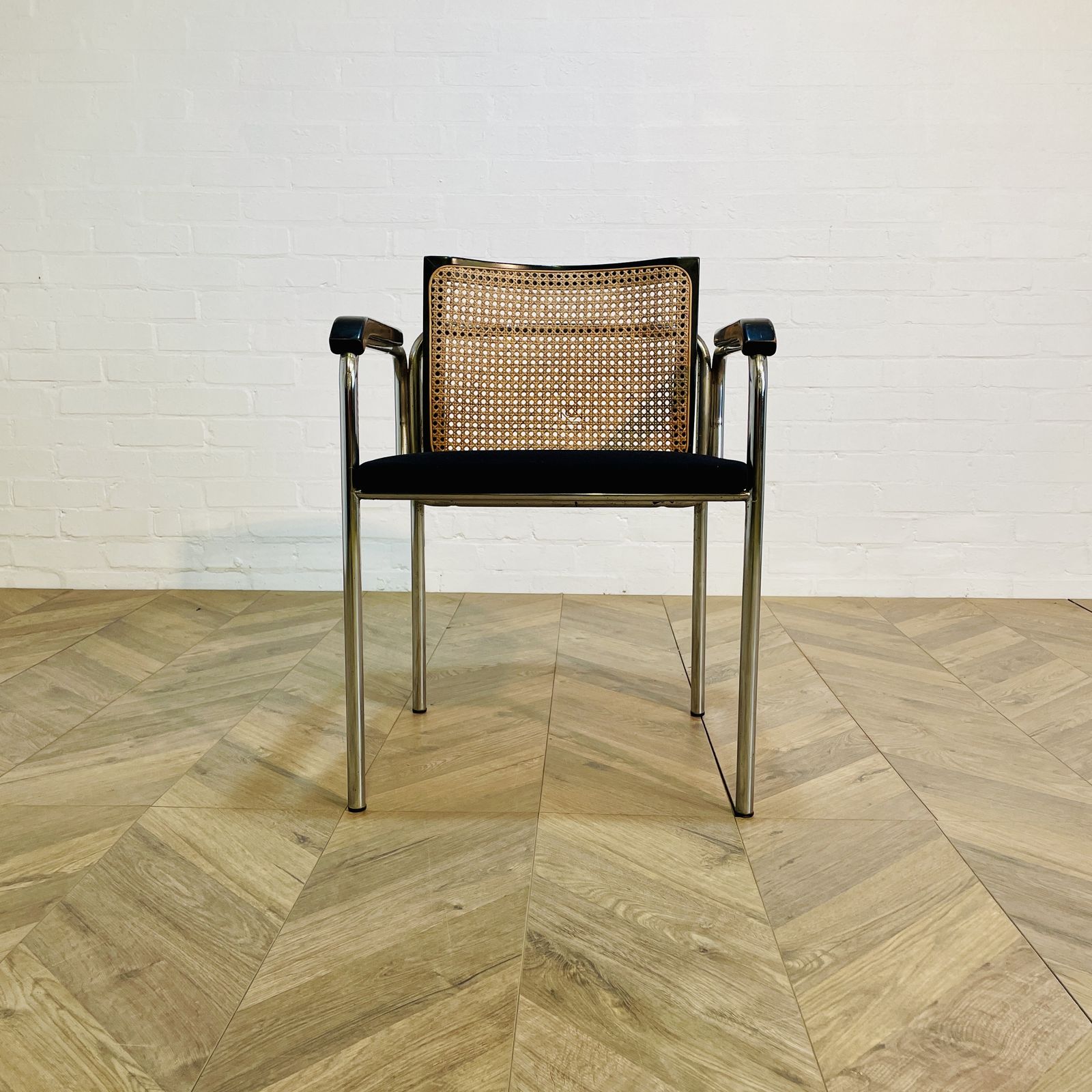 photo buy Mid Century Modern Chrome Chair After Marcel Breuer