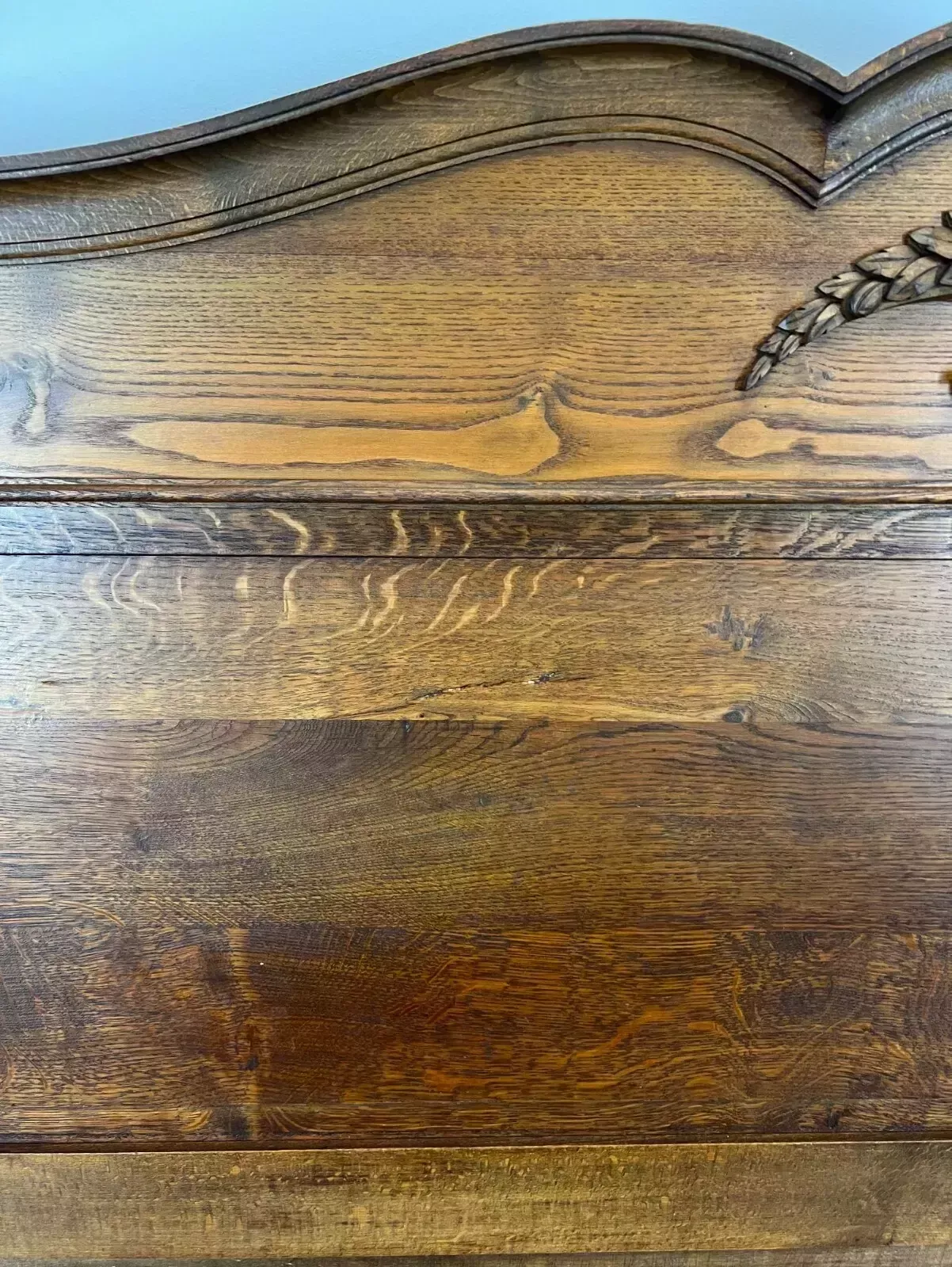 Amazing Rare Carved French Antique Double Bed photo vinterior