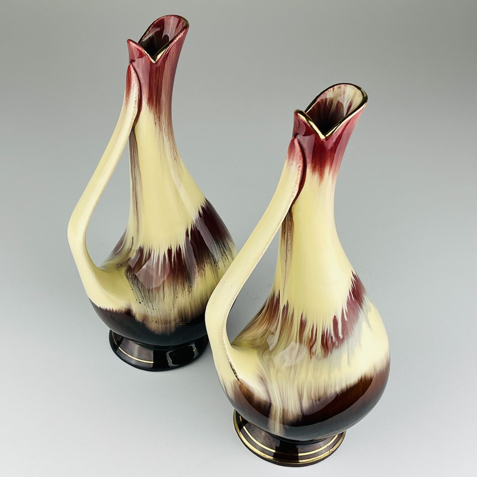 photo buy Mid Century Ceramic Vases By Bay Keramik, West Germany, 1960s, Set Of 2