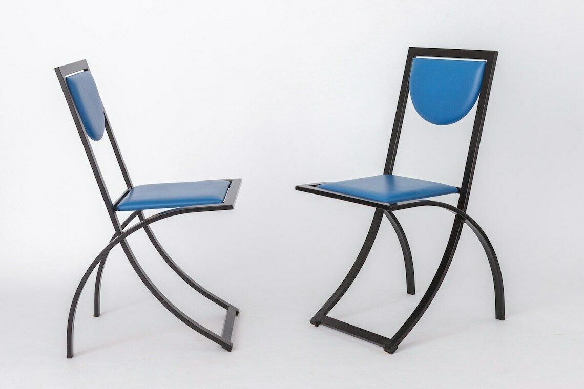 7 Dining Chairs By Karl Friedrich Förster For Kff Germany 1980s Set Of 7 photo for sale