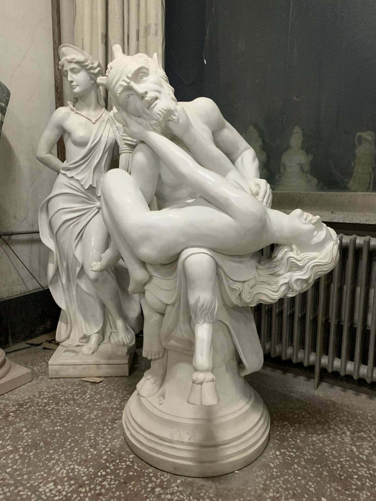 Beautiful, Italian Marble Sculpture, Early 1900’s photo furniture