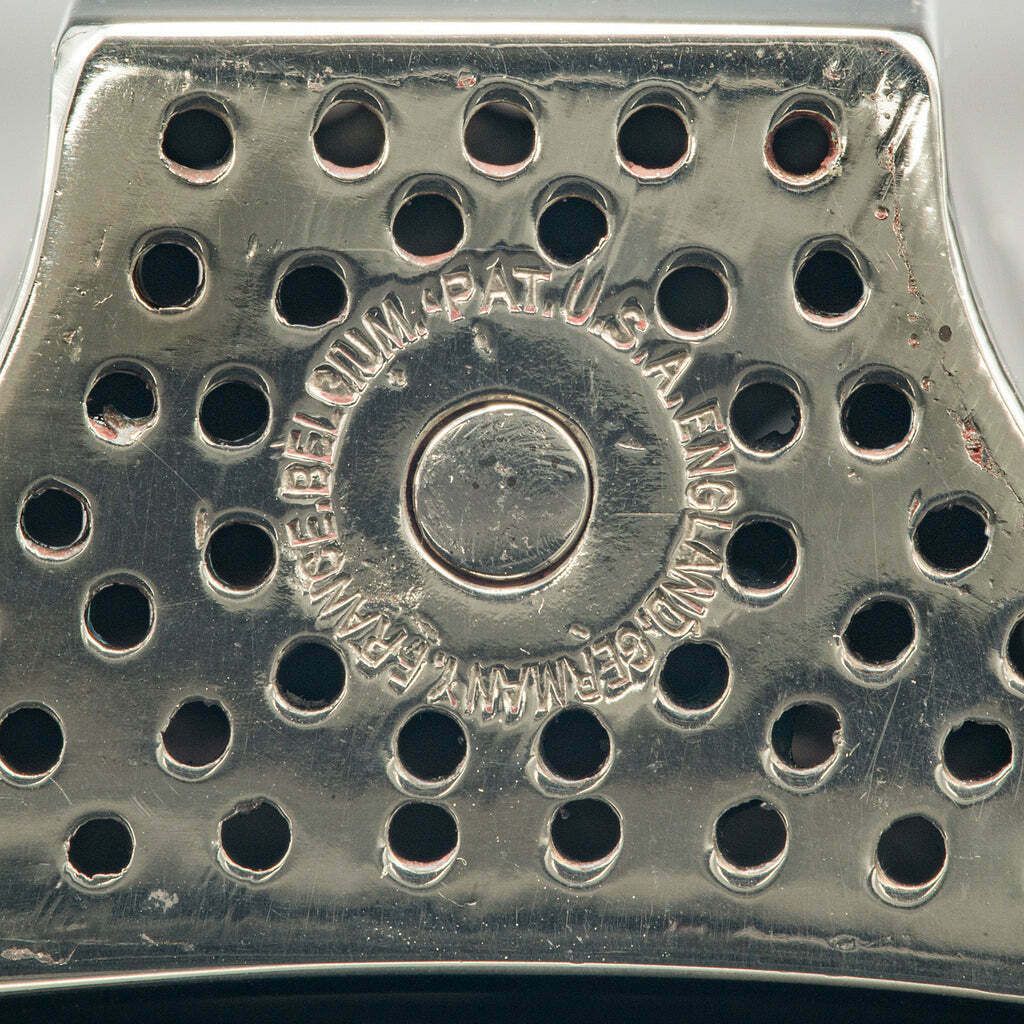 Antique Mcdonald's Rotary Hat Iron, American, Nickel, Millinery Tool, Victorian photo buy