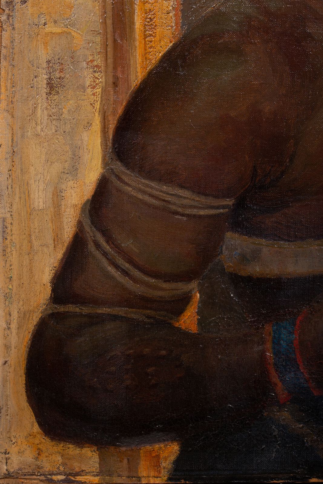 photo furniture 'South African Girl' Door Alfred Richard Martin (1871 – 1939), Brits Zuid Afrikaans