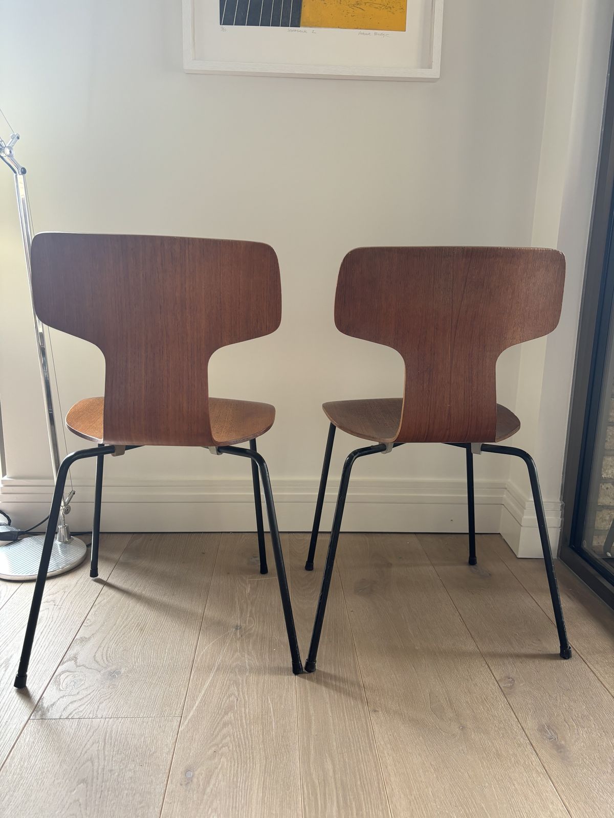 Model 3103 'Hammer' Chair By Arne Jacobsen For Fritz Hansen  C.1960 photo vintage