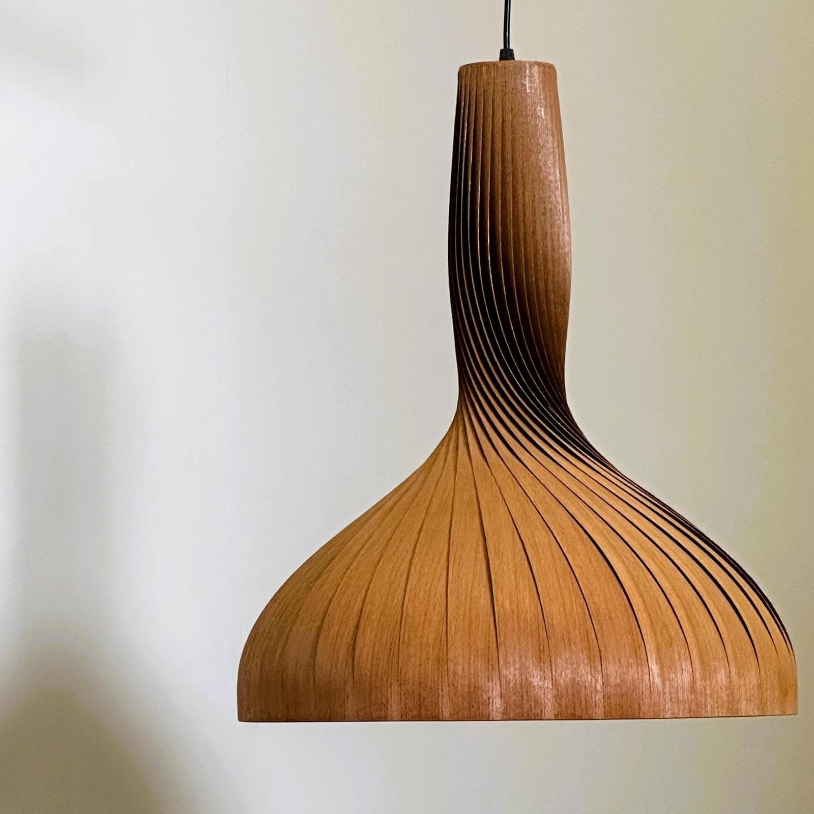 Swirling Pine Pendant By Hans Agne Jakobsson, Sweden, 1960s.