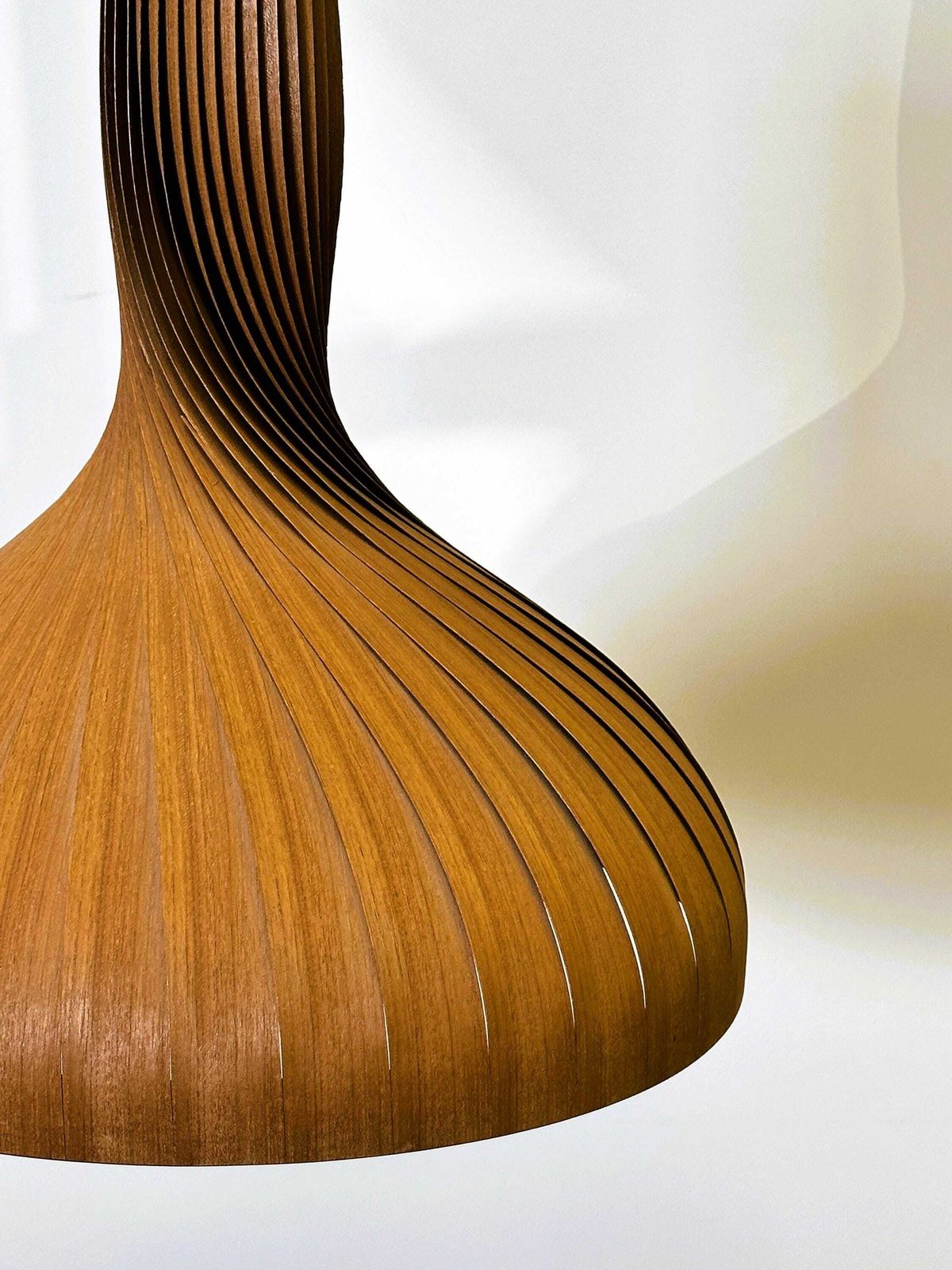 Swirling Pine Pendant By Hans Agne Jakobsson, Sweden, 1960s. photo for sale
