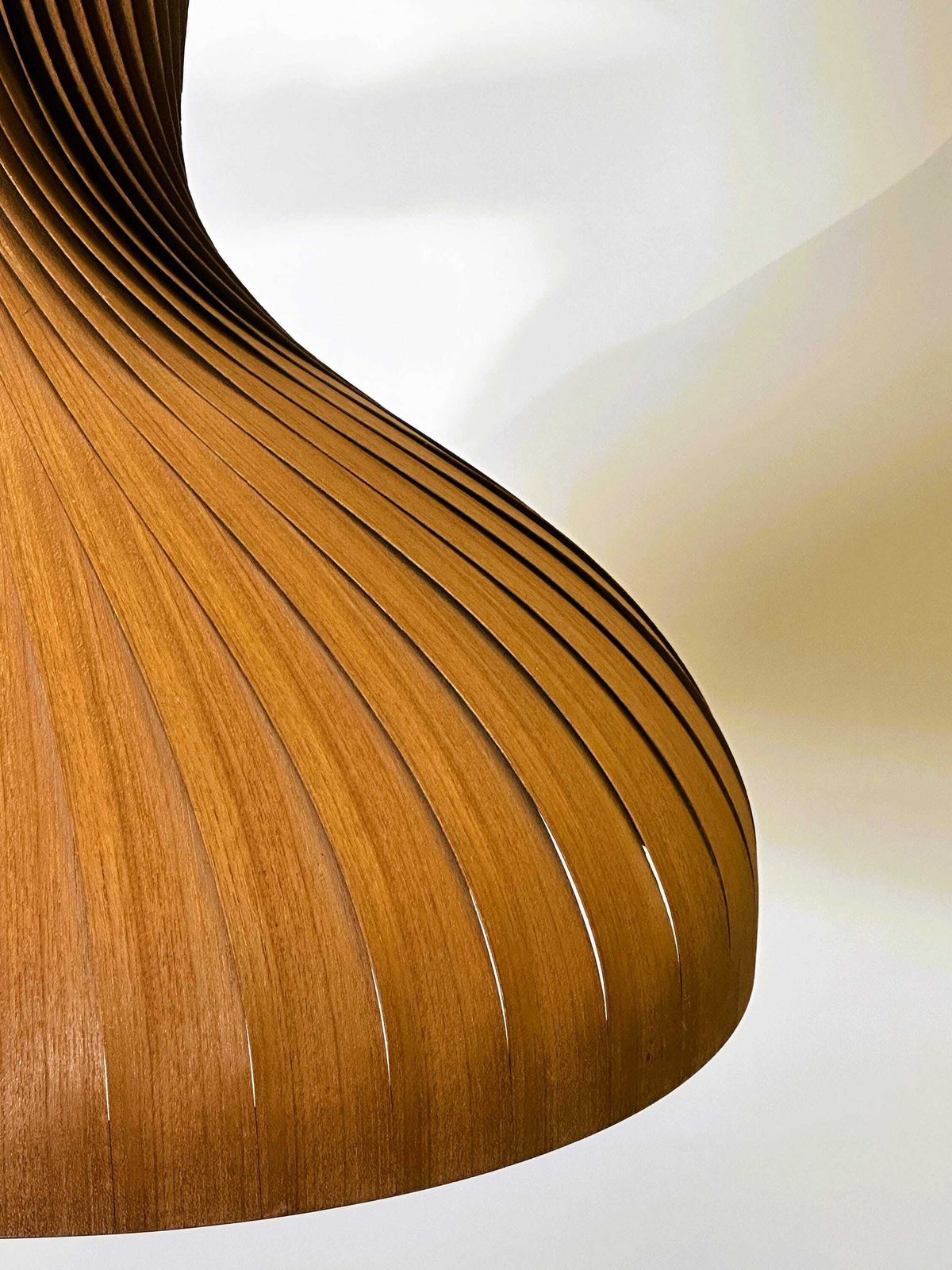 Swirling Pine Pendant By Hans Agne Jakobsson, Sweden, 1960s. photo Lighting