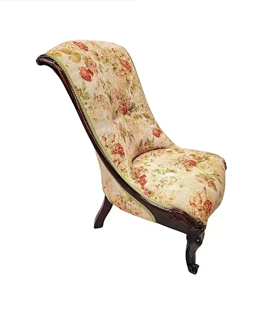 A Fabulous Fully Restored 19th Century Nursing Chair