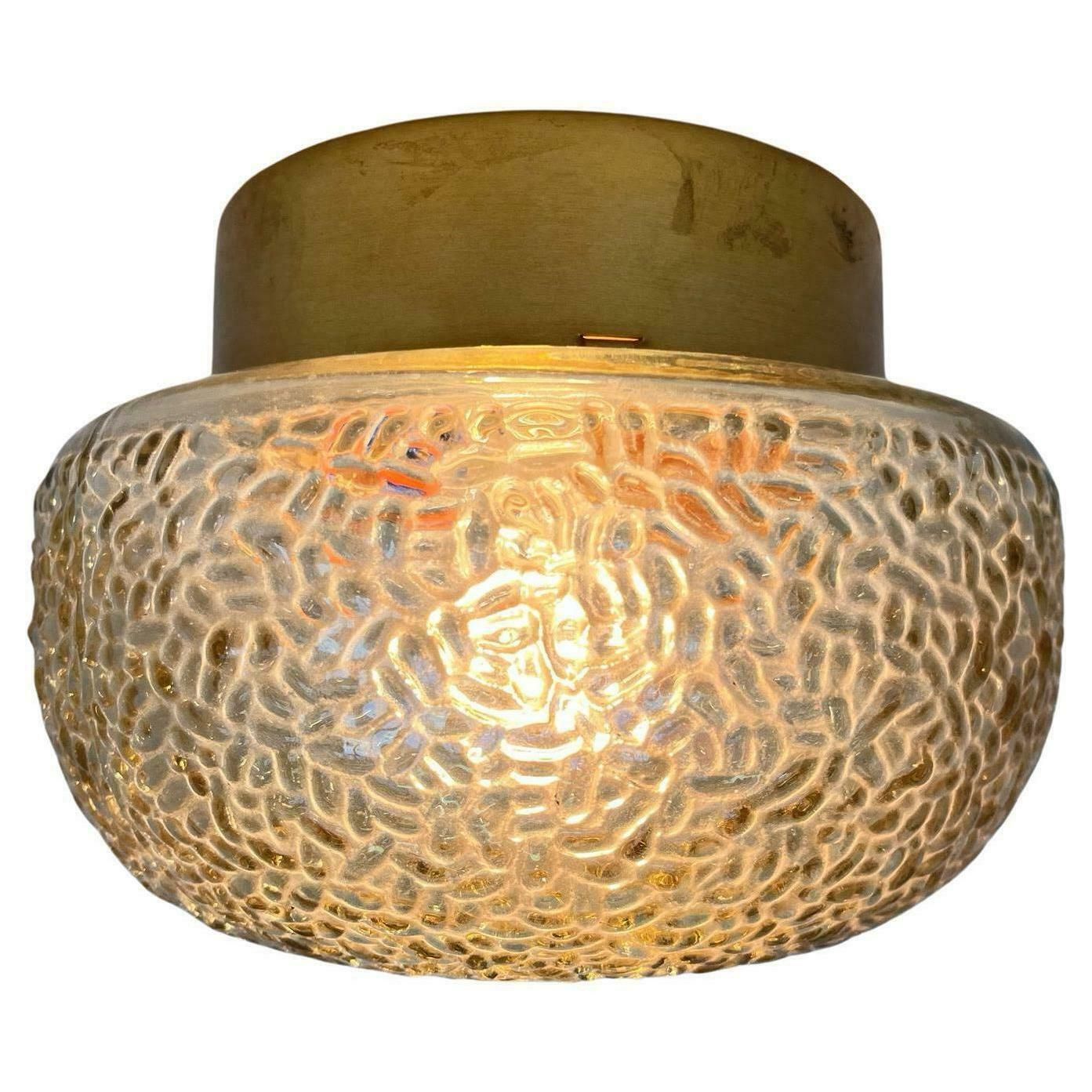 Midcentury Rare Flush Mount, Ceiling Or Wall Lamp, Germany, 1970s