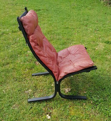 Siesta Chair In Leather By Ingmar Relling For Westnofa, Norway, 1960s photo furniture