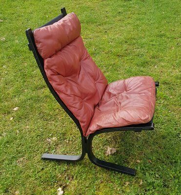 Siesta Chair In Leather By Ingmar Relling For Westnofa, Norway, 1960s photo Furniture