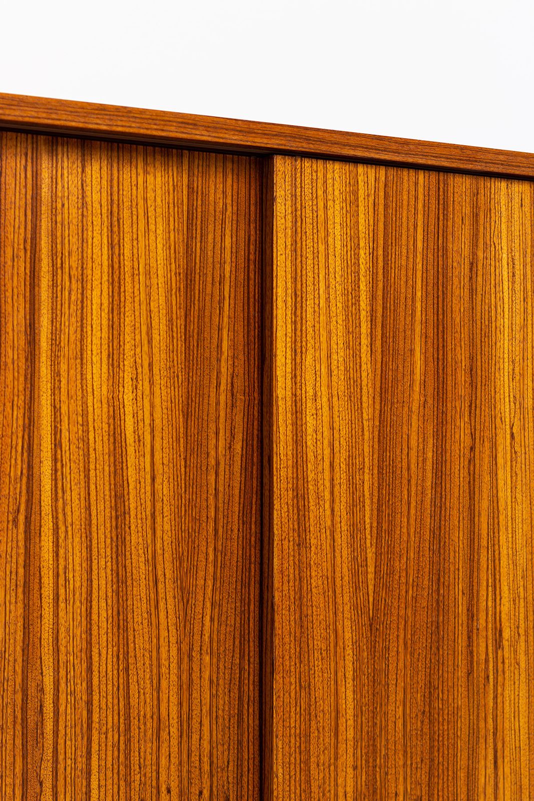 Alfred Hendrickx Zebrano Wood Wardrobe For Belform 1960 photo vintage