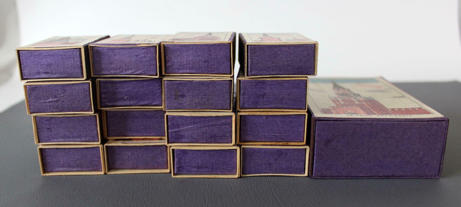 Rare Collectable Ussr Matchbox Set From 1958 Brussels World's Fair, World Expo Universal Exhibition Belgium, Moscow Buildings Safety Matches photo vintage