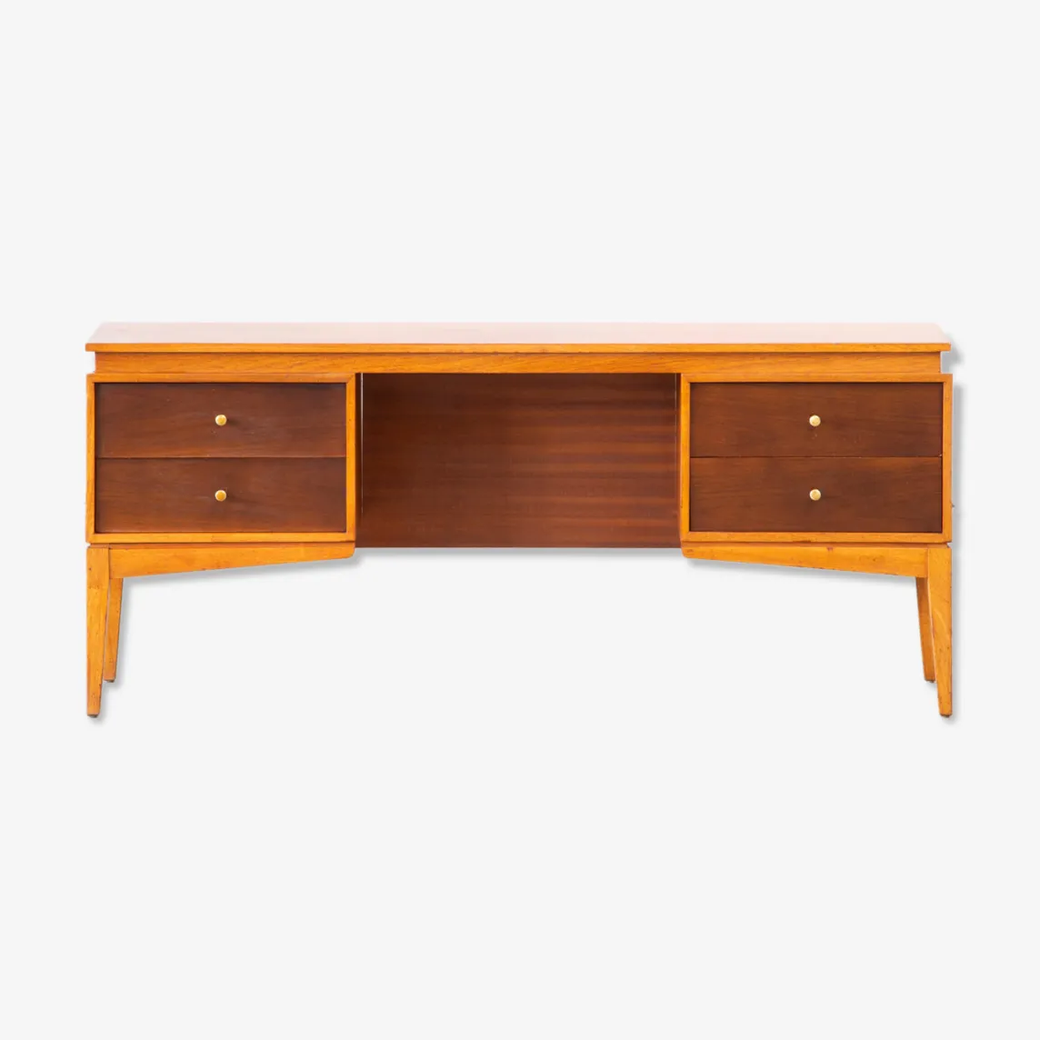 Original Vintage 1960s Peter Hayward For Uniflex Wooden Study Desk
