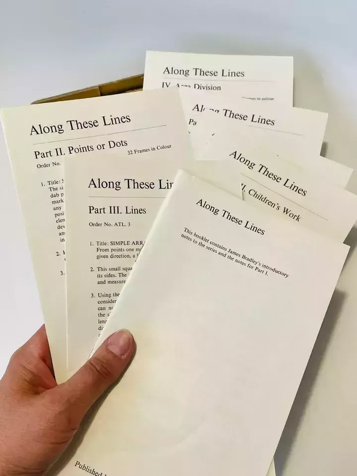 Along These Lines, Visual Publications Ltd James Bradley Filmstrips & Notes 1966 photo 50.0
