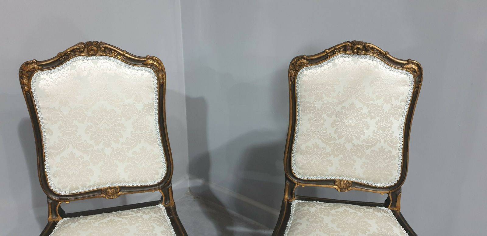 Lovely Pair French Boudoir Chairs photo furniture