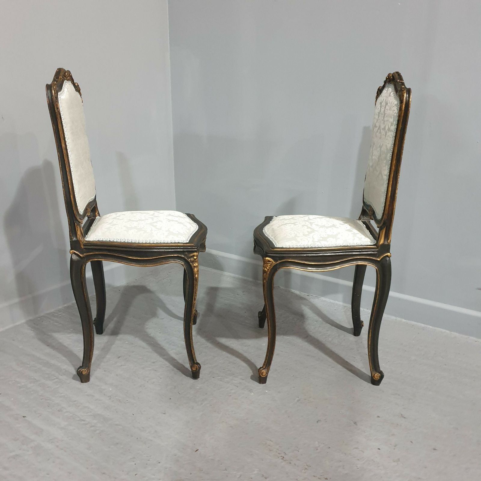 Lovely Pair French Boudoir Chairs photo buy
