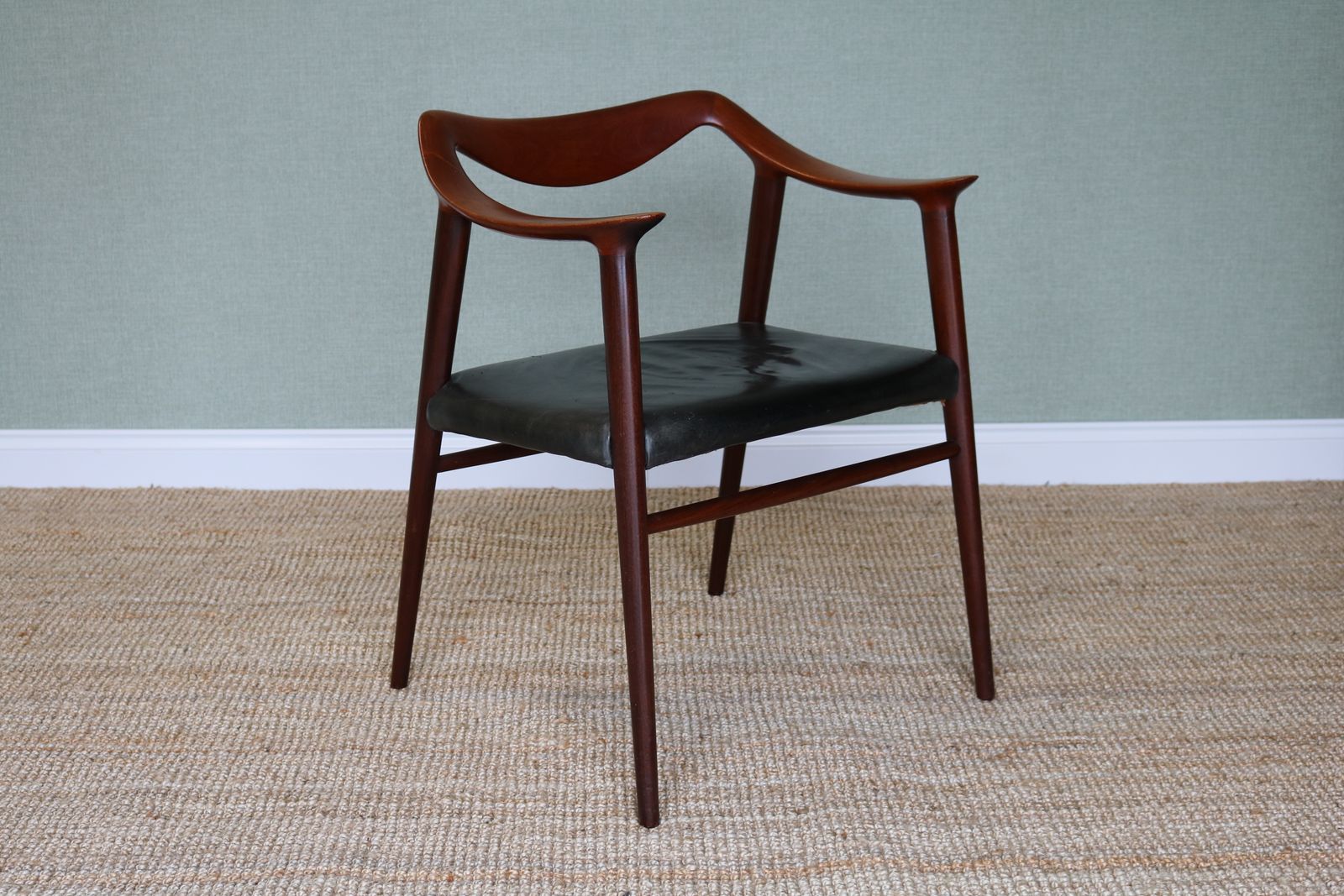 1950s Teak Armchair By Rolf Rastad & Adolf Relling photo for sale